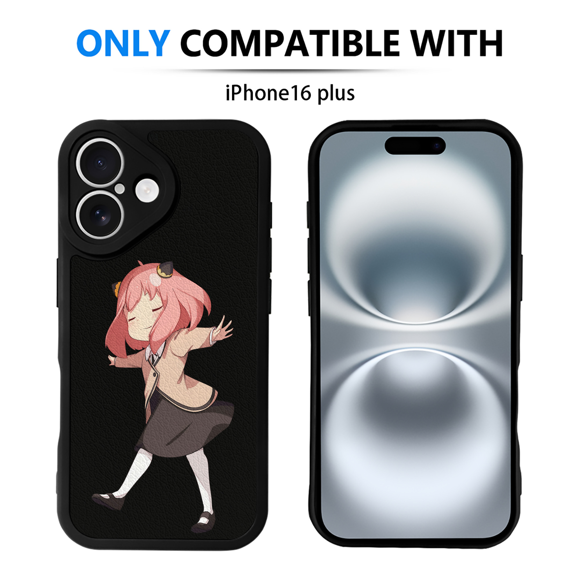 （画像用） SPY×FAMILY间谍家家酒 【iPhone 16シリーズ対応】シリコンスマホケース（レザー調） 材質：シリコン